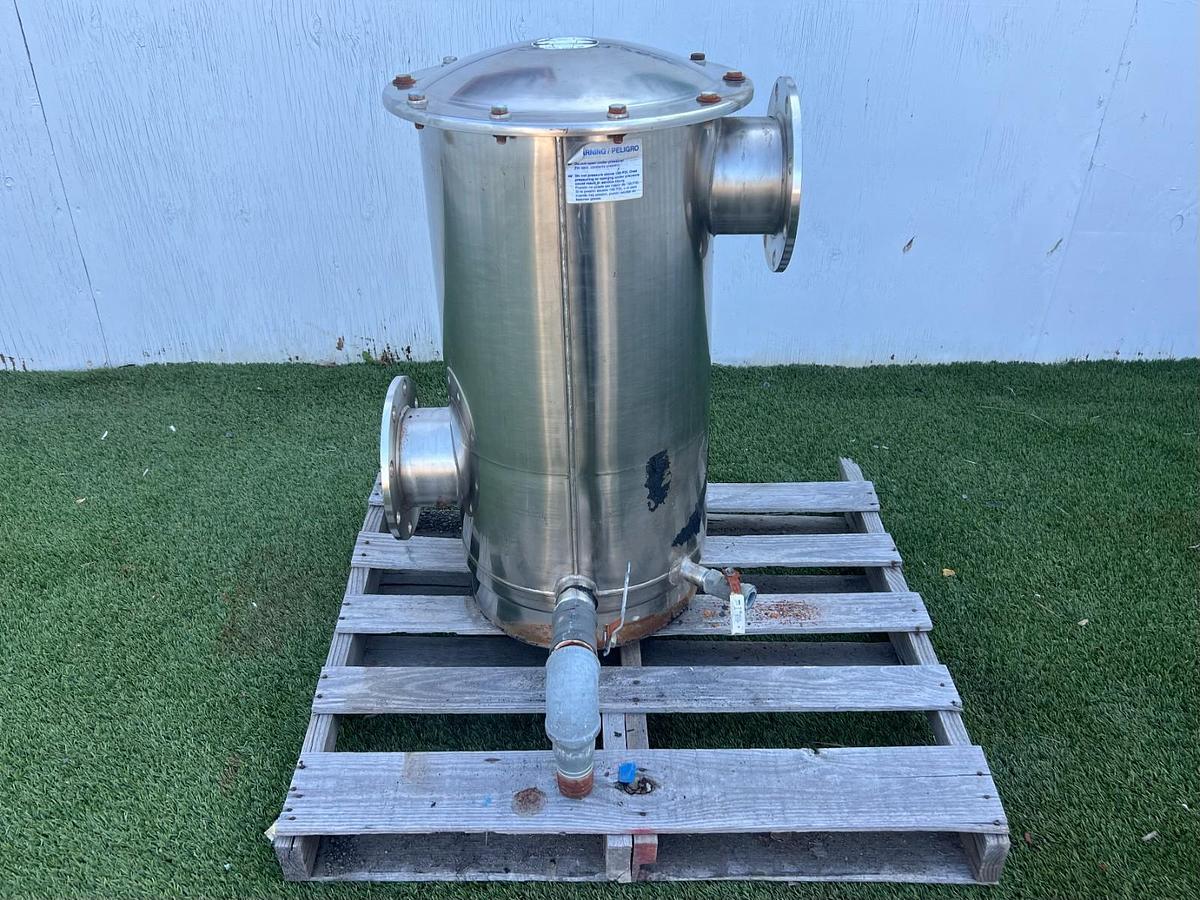 Used Fluid Engineering MLI-PDA 6" NPS SS Automatic Self-Cleaning Strainer Filter