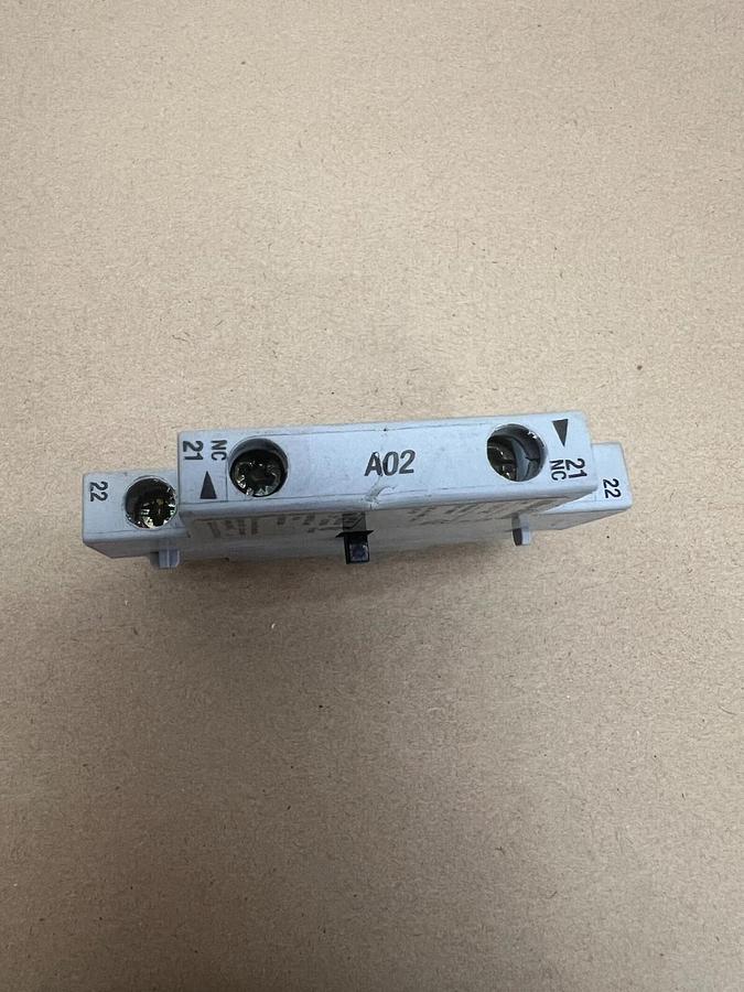 Used Allen Bradley 100-C16Z*10/ 100-MC Contactor (2) and Auxiliary Contact (1)