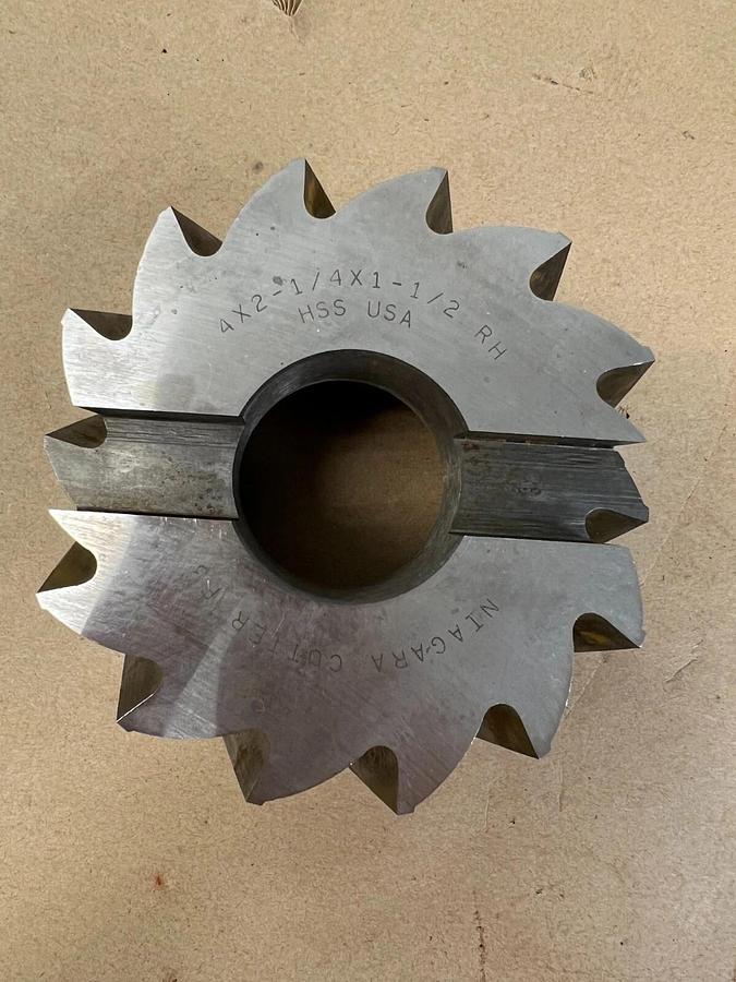 Used Niagara Cutter F3 4 x 2-1/4 x 1-1/2 RH HSS USA