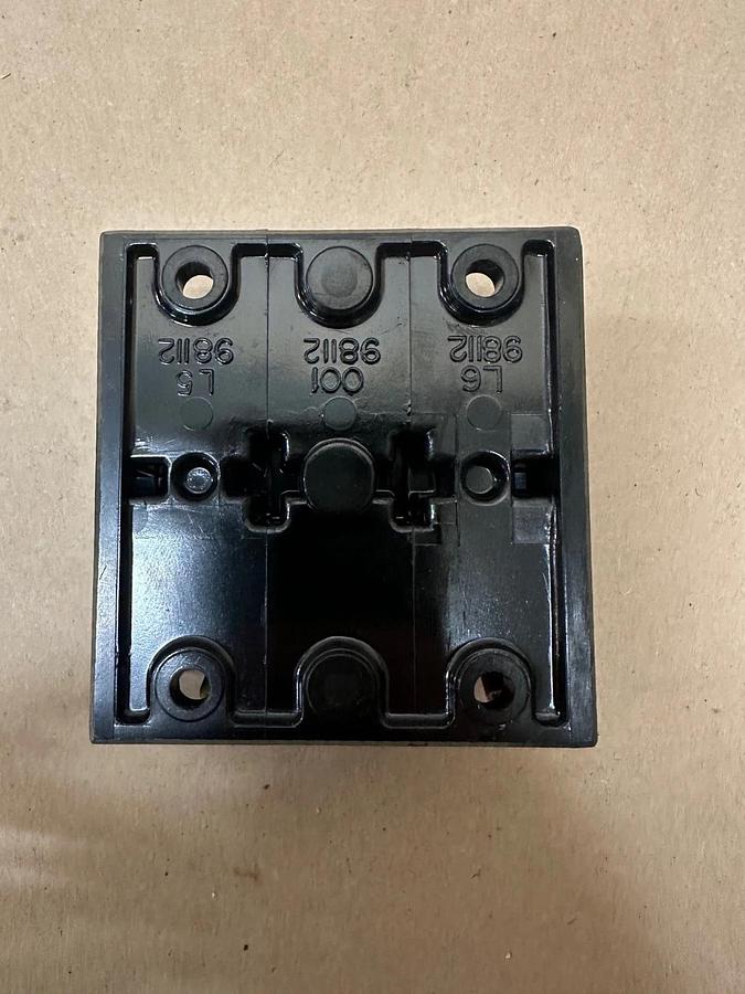Used Littelfuse LD2570-3, 3 Pole Fuse Block