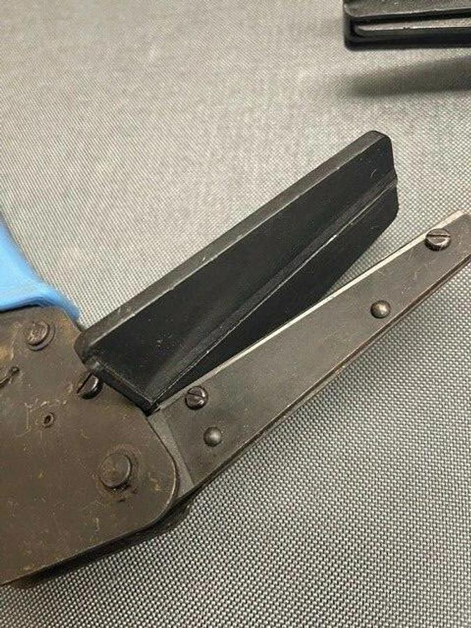 Used Flat Cable Cutters, AMP 606717-1 w/ Allied Amphenol 356-274, Lot of 2