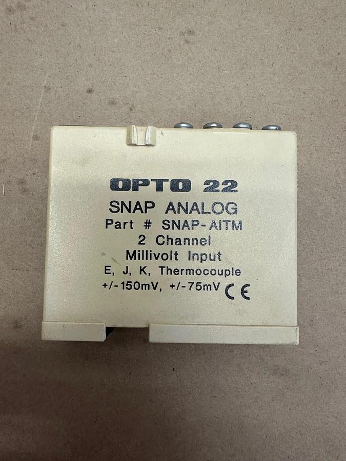 Used OPTO 22 SNAP-AITM 2 Channel Millivolt Input