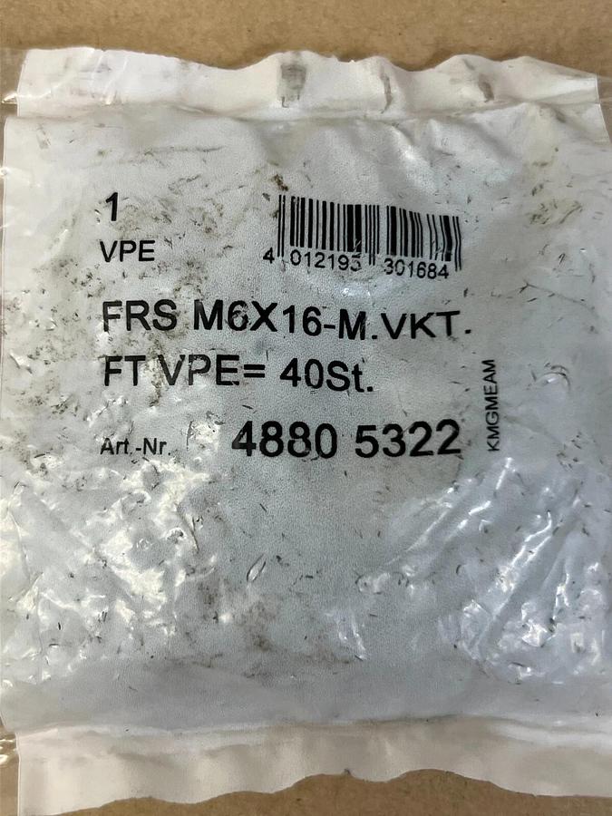Used OBO FRS M6X16-M.VKT (Pack of 40)