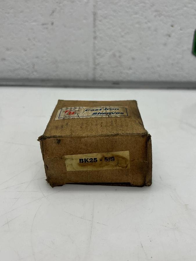 Finished Bore BK25-5/8 Single Groove Pulley