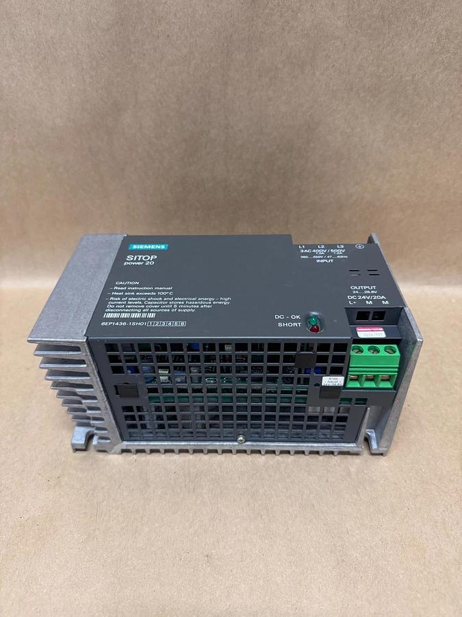 Used Siemens 6EP1436-1SH01 SITOP Power 20 Power Supply