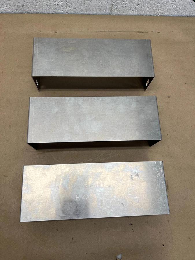 Used Eaton B-LINE KR4A-END-09 Aluminum KwikRail Cable Tray System - Lot of 3