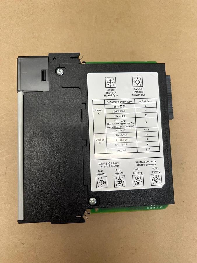 Used Allen Bradley 1756-DHRIO Ser E DH+/RIO Communication interface, F/W REV. 7.2