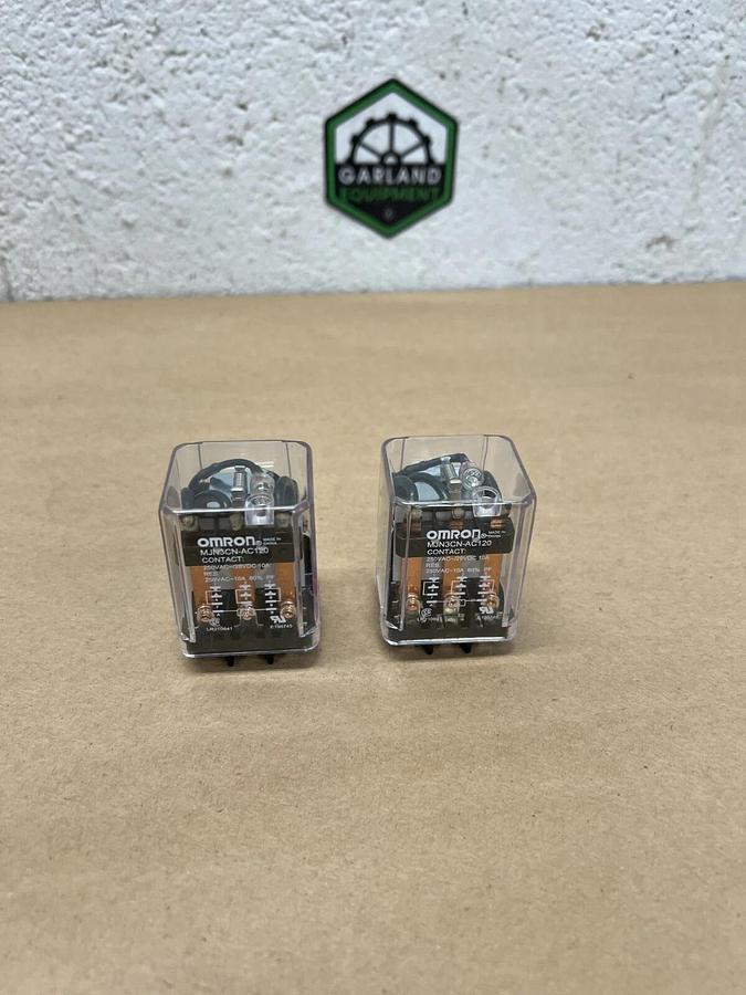 Used Omron MJN3CN-AC120 Relay - Lot of 2