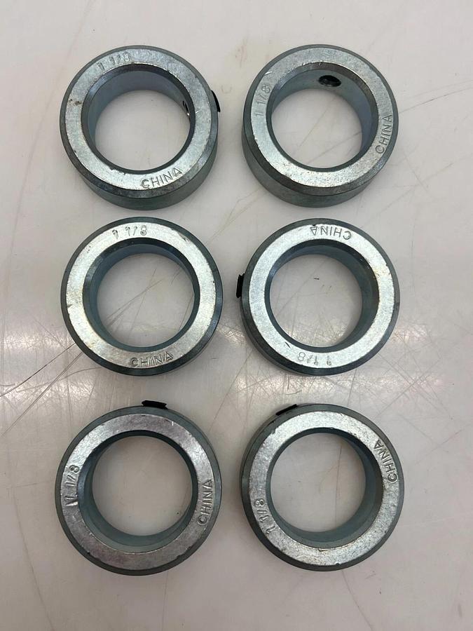 Used 1-1/8” Shaft Collar - Lot of 6
