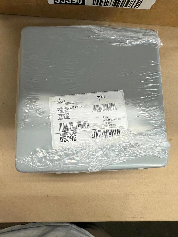 Used Nvent Hoffman A606CH Junction Box, 1 Box of 8 *NEW*