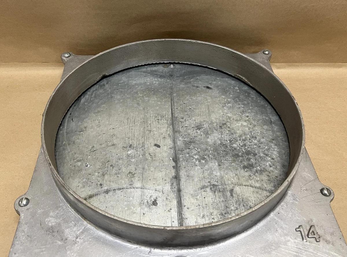 Used 14" Galvanized Steel Blast Gate