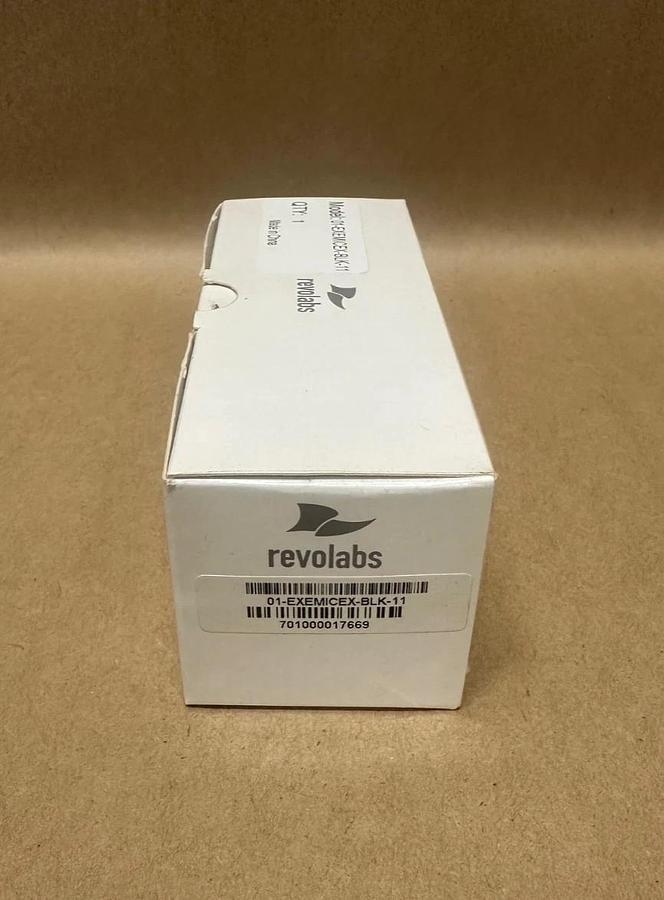Used Revolabs 01-EXEMICEX-BLK-11 Solo Single Channel Wireless Microphone *NEW*