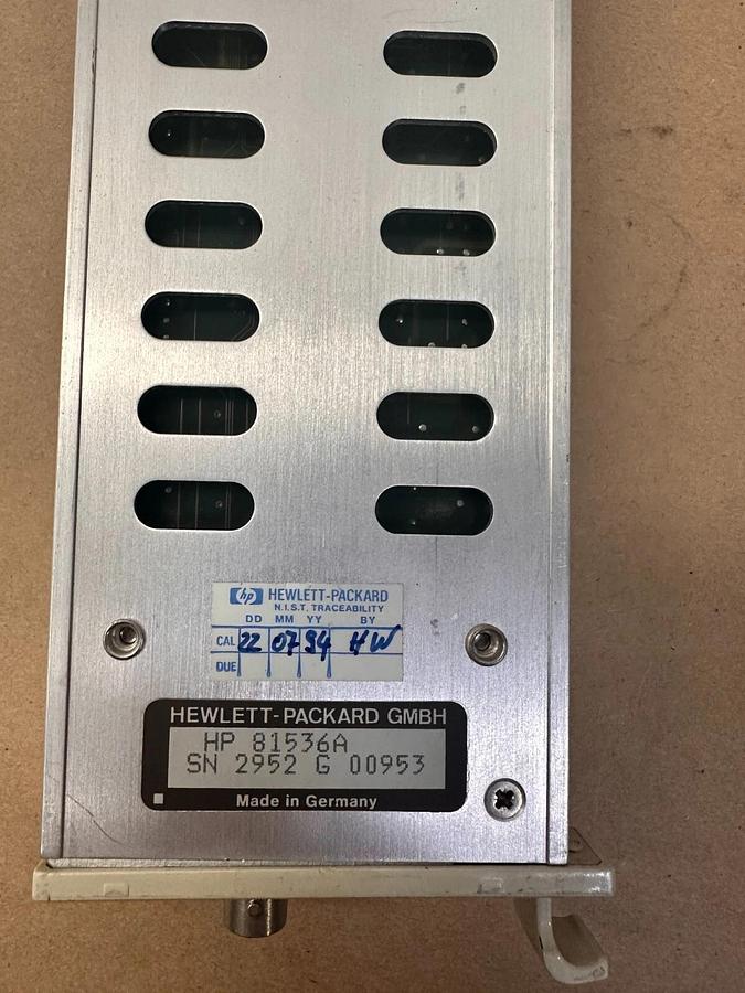 Used Hewlett-Packard - HP 81536A - Power Source 800-1700 nm