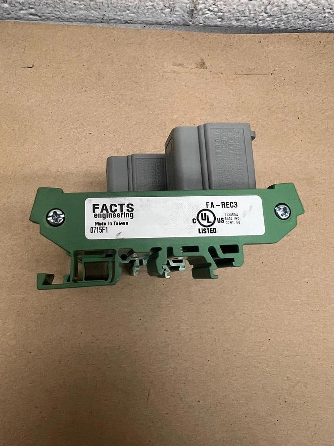 Used AutomationDirect FA-REC3 3 Receptacle Outlet