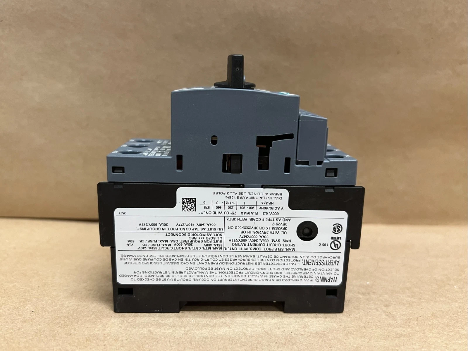 Used Siemens 3RV2021-1GA10 Class 10 Circuit Breakers - Lot of 4
