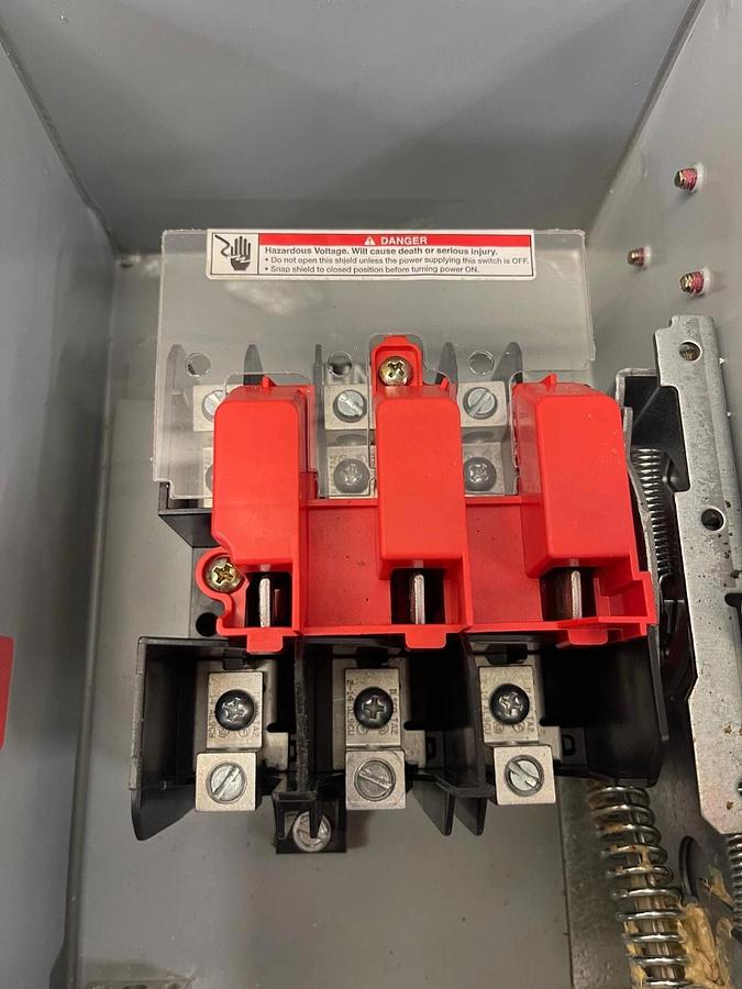 Used Siemens HNF361J Heavy Duty Safety Switch, 30 A, 600 VAC, 250 VDC