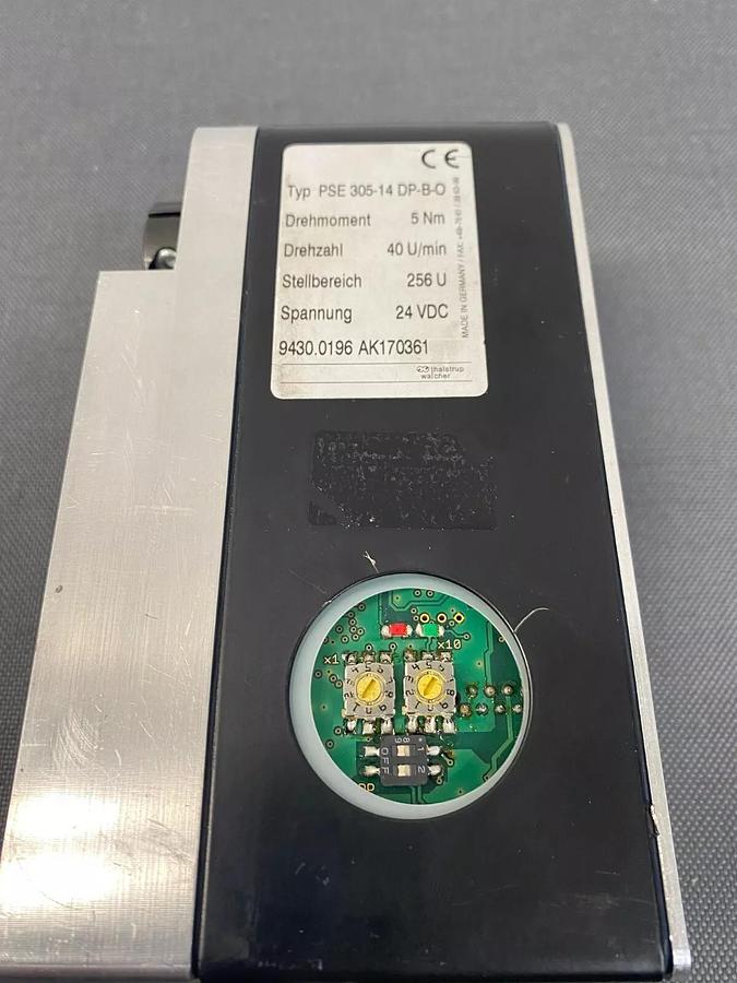 Used Halstrup Walcher PSE305-14-DP-B-0 Rotary Positioner