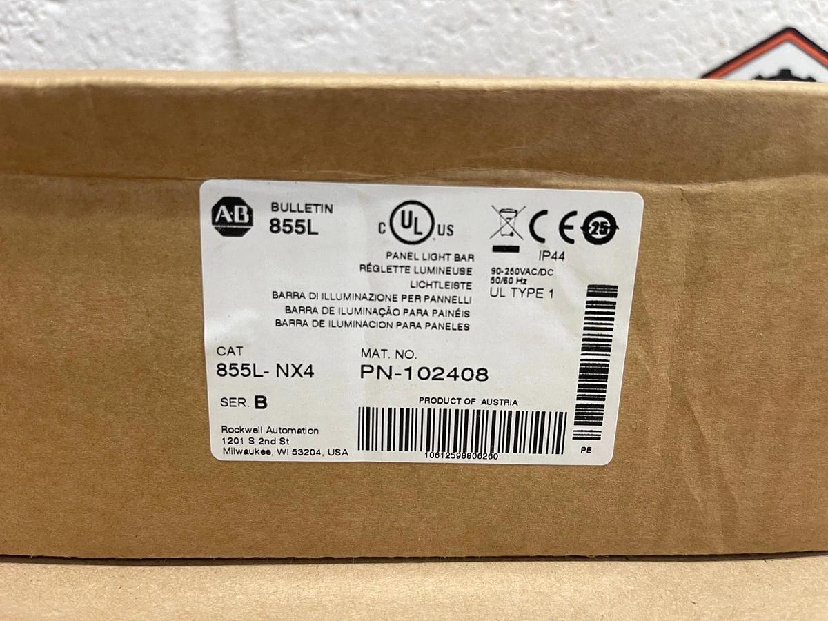 Used Allen Bradley 855L-NX4 Series B Panel Light Bar - *FACTORY SEALED*