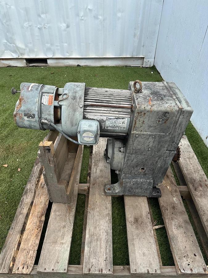 Used U.S. Electrical Motors 10Hp @ 1750Rpm Varidrive Module w/ 7.5Hp Motor @1745Rpm