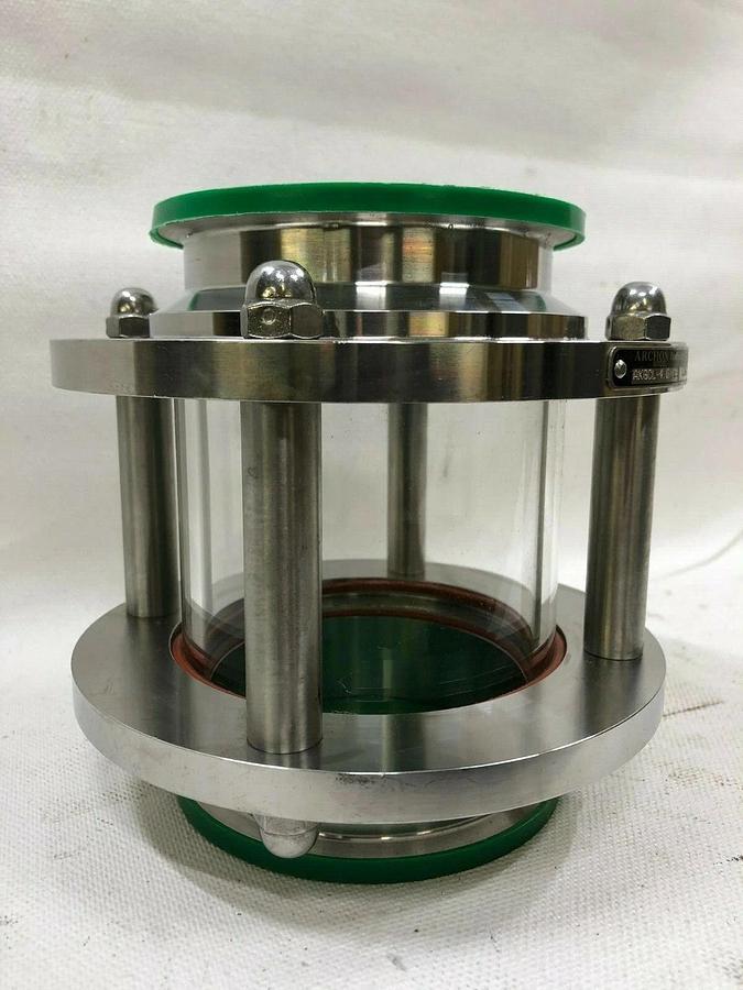 Archon Industries AKGCL-4.0-TES 4” Clamp-On Sigh Flow Indicator