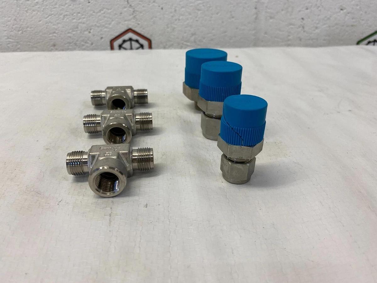 Used Swagelok 316 FDH, 316 FDH, 316 FDH, 316 KVS, 316 LVX, 316 JMM - Lot of these 6