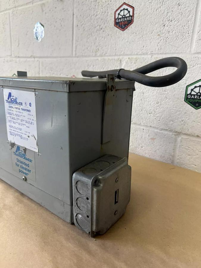 Used Acme T-2A-53328-1S General Purpose Transformer, 480V Outdoor Enclosure Type
