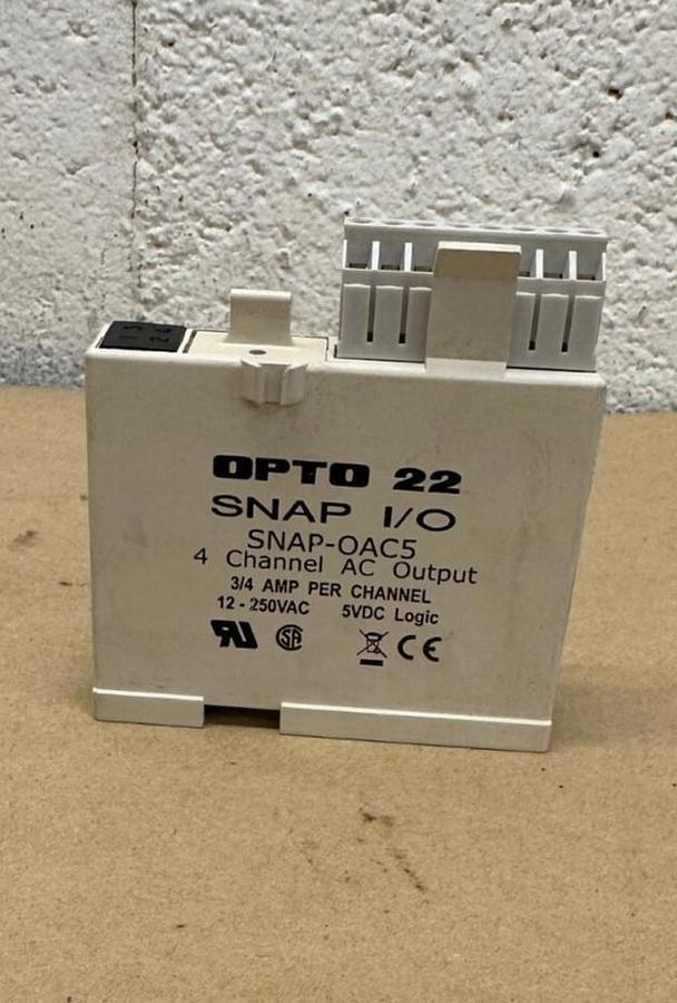 Used OPTO 22 SNAP-OAC5 4 Channel AC Output