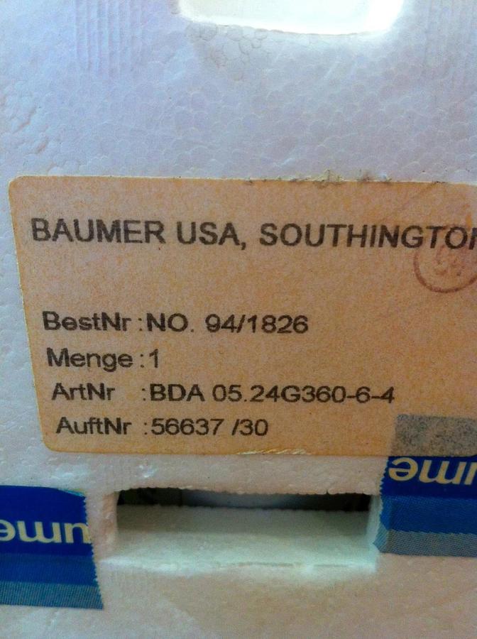 Used Baumer BDA 05.24G360-6-4 Encoder *NIB*