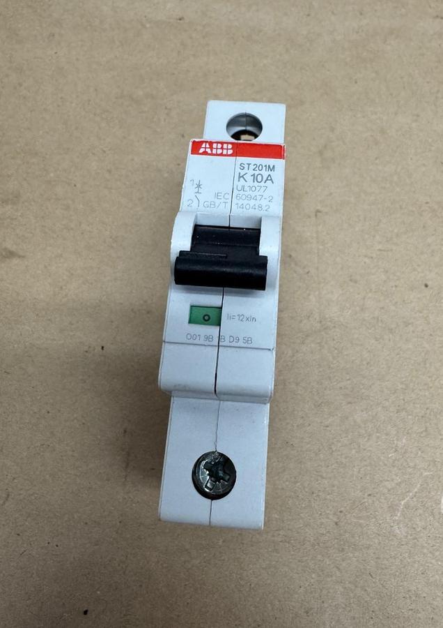 Used ABB ST 201M K10A Single Pole Circuit Breaker *NEW*