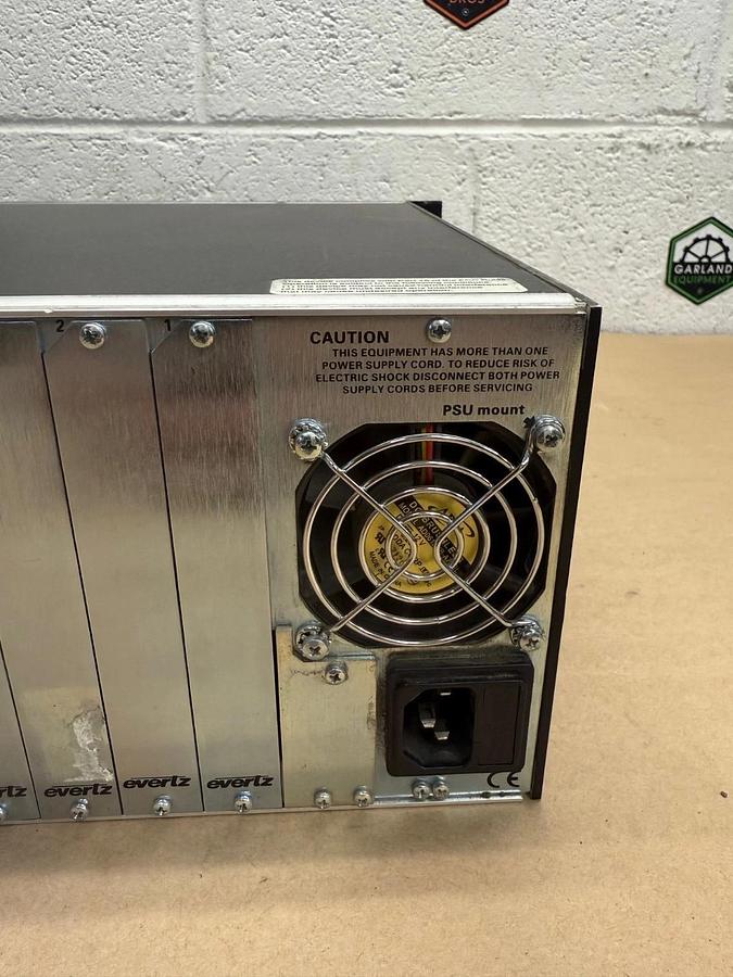 Used Evertz Microsystems 7700FR-C Multiframe Chassis, No Cards