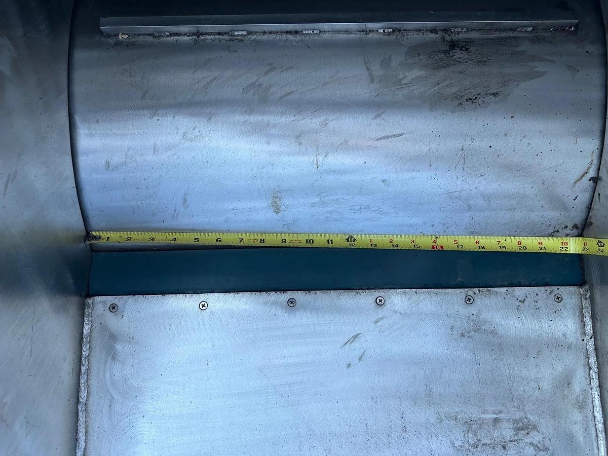 Used Magnetic Systems MDH-2424  24” SS Rotary Drum Magnet Separator Rare Earth