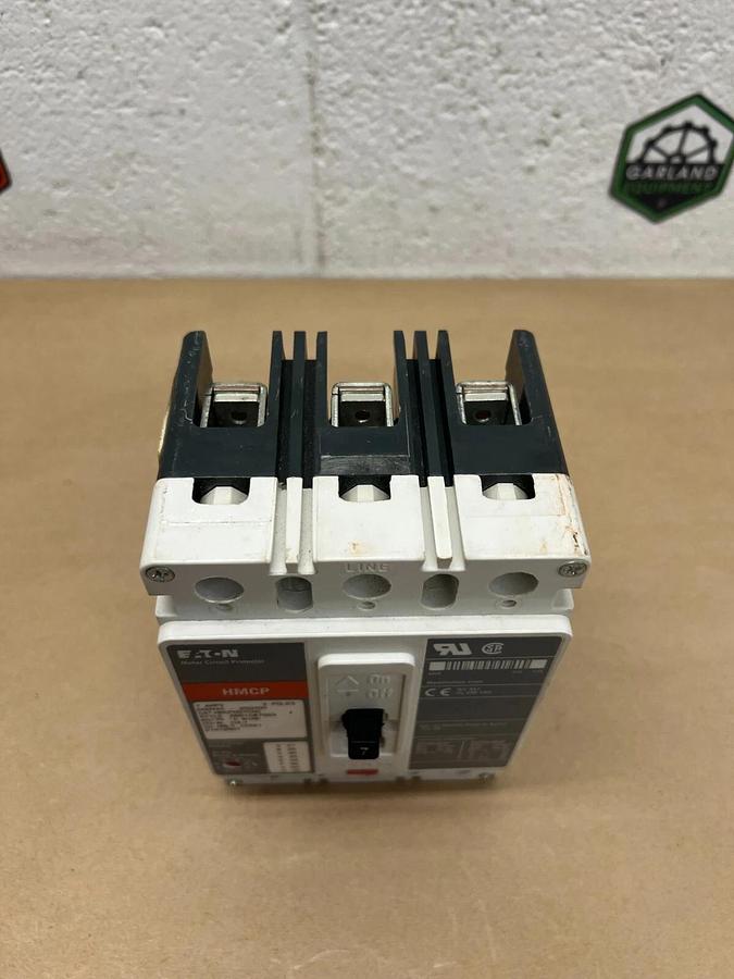 Used Eaton HMCP007C0C 7A, 3 Pole, 600VAC- 250VDC Motor Circuit Protector