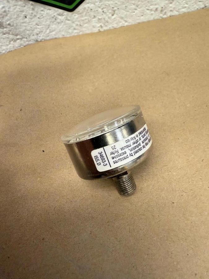 Used Marsh Instruments 34693-3 Pressure Gauge 0-60
