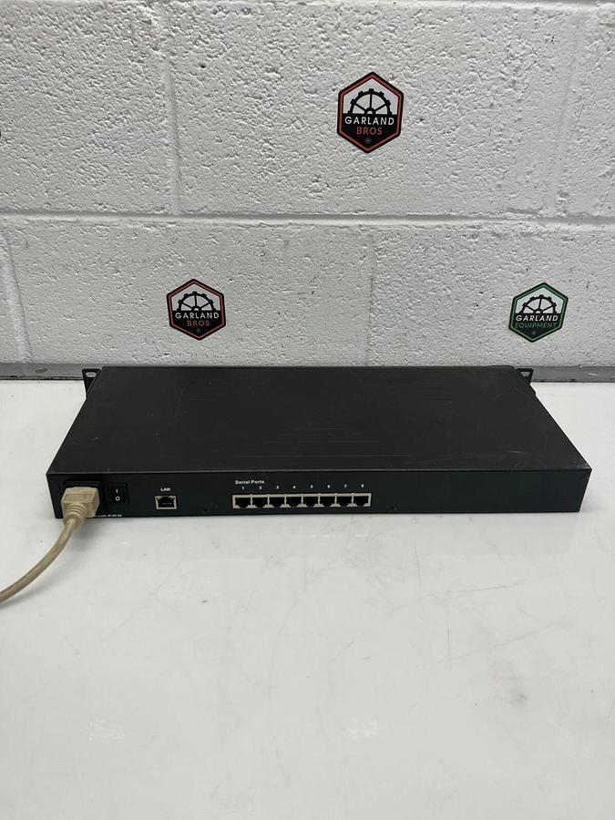 Used Moxa Technologies NPort 5610-8 8 Port RS-232 Device Server *Tested and Working*