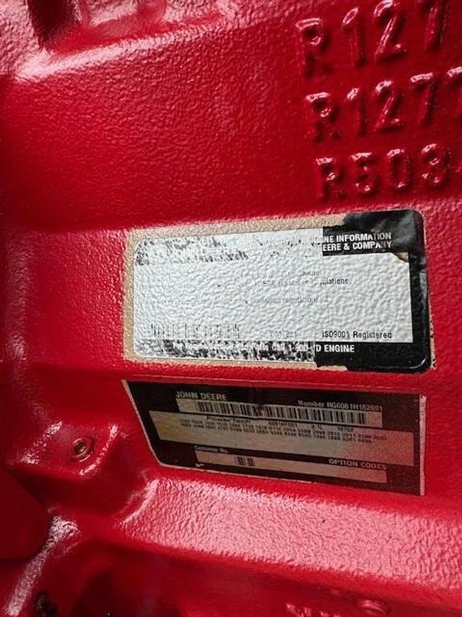 Used Clarke’s JW6HUF60 Stationary Fire Pump Engine Driver w/ Firetrol Controller