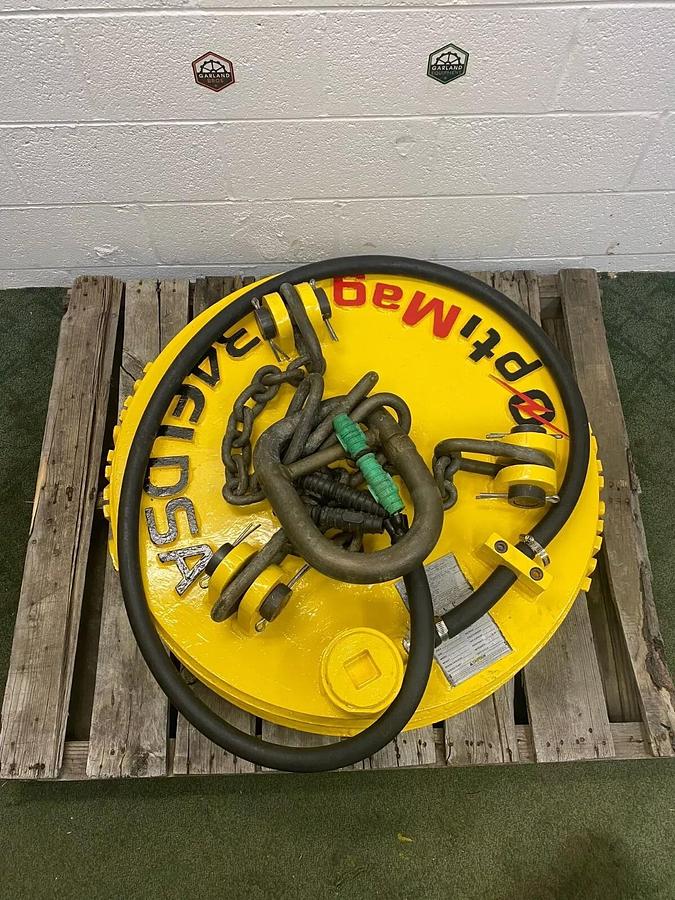 Used Winkle 34ELDSA OptiMag 34” Circular Lifting Magnet w/ Chain