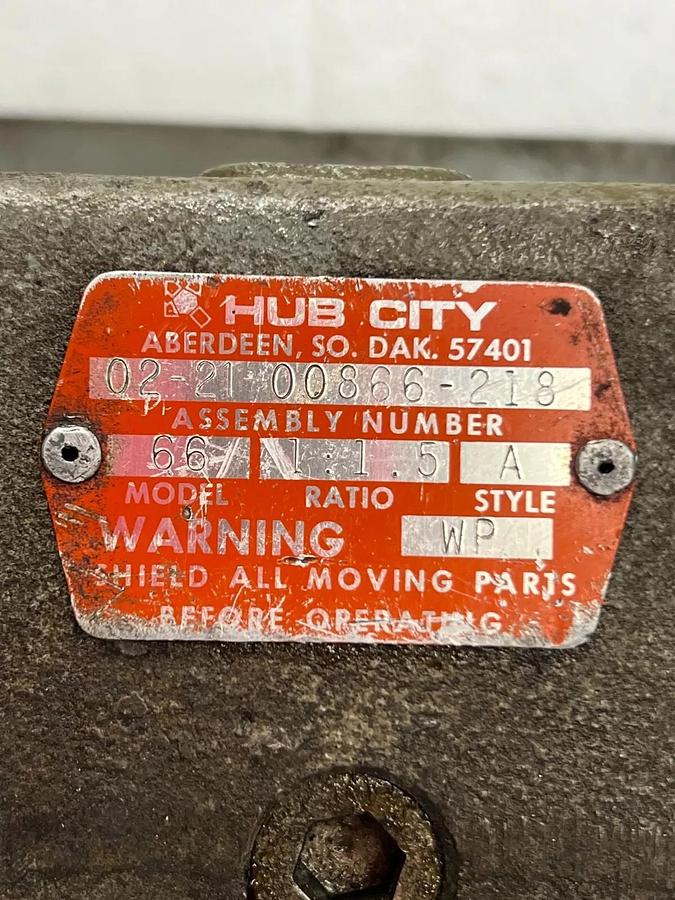 Used Safeguard/Hub City 66-600 Gearbox