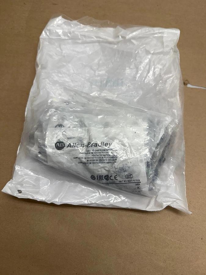 Used Allen-Bradley 800F-PX10 Contact Cartridge with Latch (QTY 10) *FACTORY SEALED*