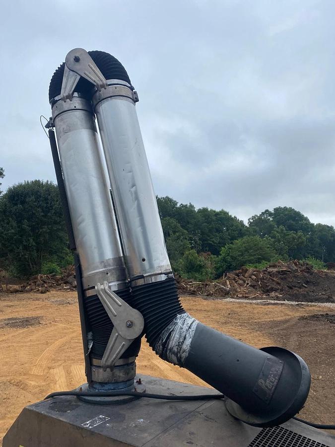 Used United Air Specialist FPH2-3 Dust Hog Dust Collector, Blower Type 8.38 x 3.5