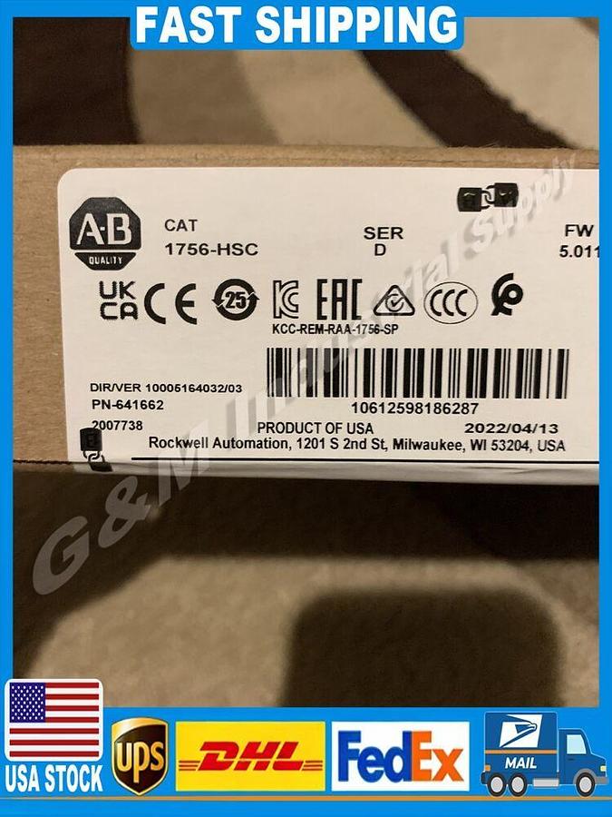 Used Allen Bradley 1756-DHRI0 D DH+RI0 Communication Interface, REV. 6.2
