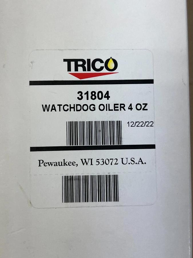 Trico 31804 Watchdog Oiler 4 oz. Polysulfone Bowl Reservoir