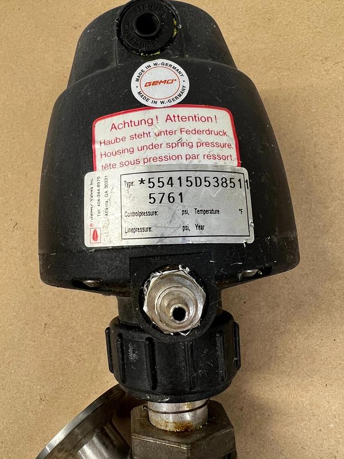 Used GEMU 55415D5385115761 Control Valve