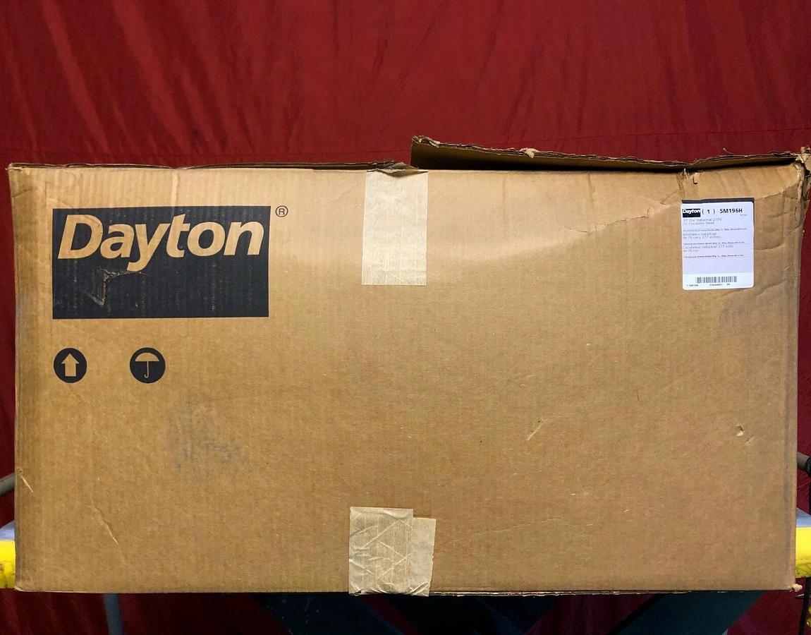 Used Dayton 5M196H 30” Dial Industrial Fan, 277 Volts