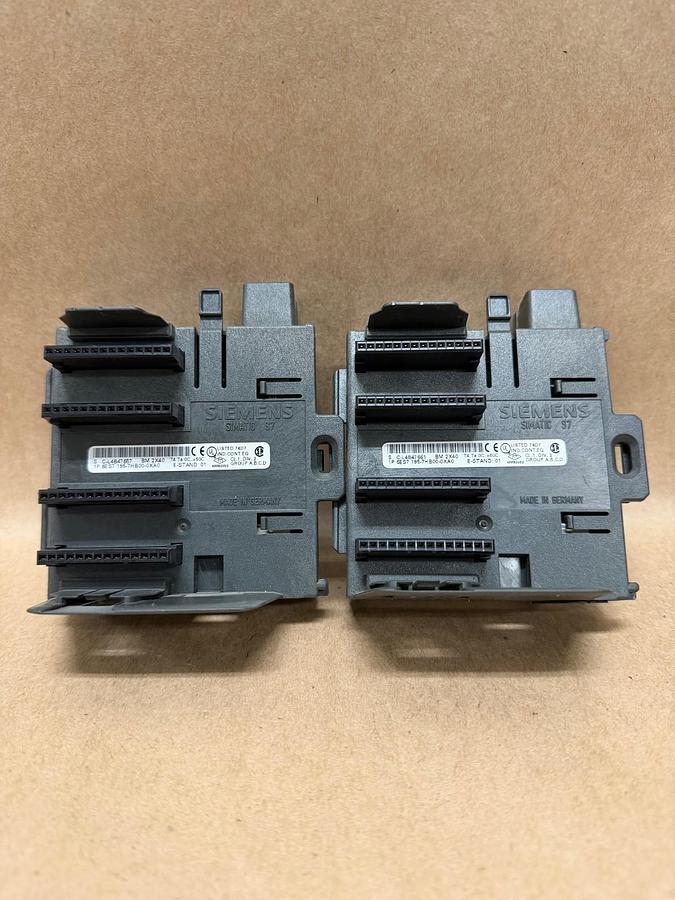 Used Siemens 195-7HB00-0XA0 SIMATIC S7 Bus Module - Lot of 2