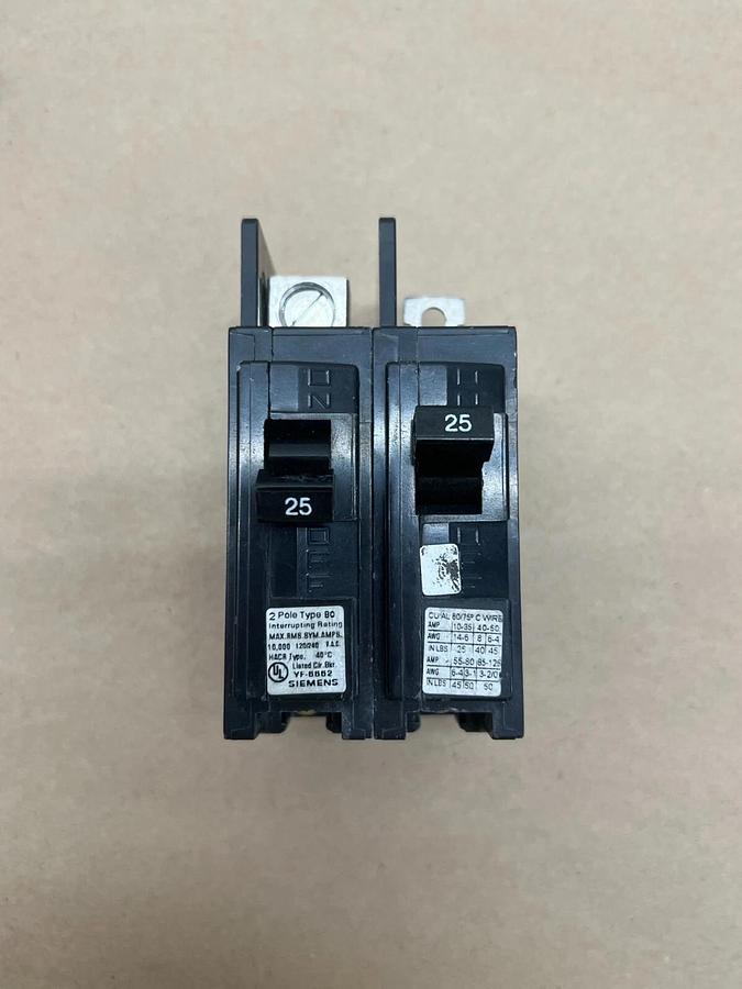 Used Siemens BQ2B025 25A, Cutler Hammer M-1640/M-1641 30A, Square D LM-6701 30A (2)