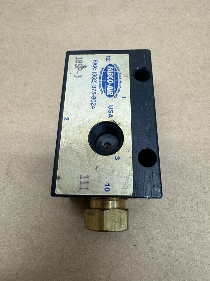 Used Fabco Air 18SP-3 Directional Control Valve