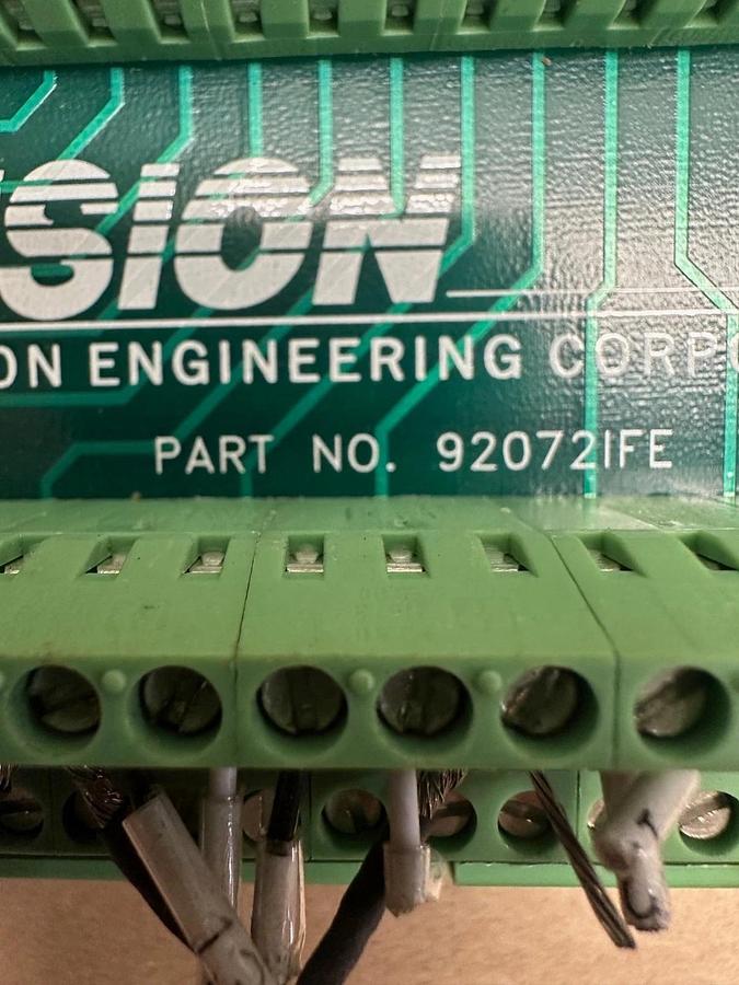 Used Vision Engineering Corp. 92072IFE Relay Board