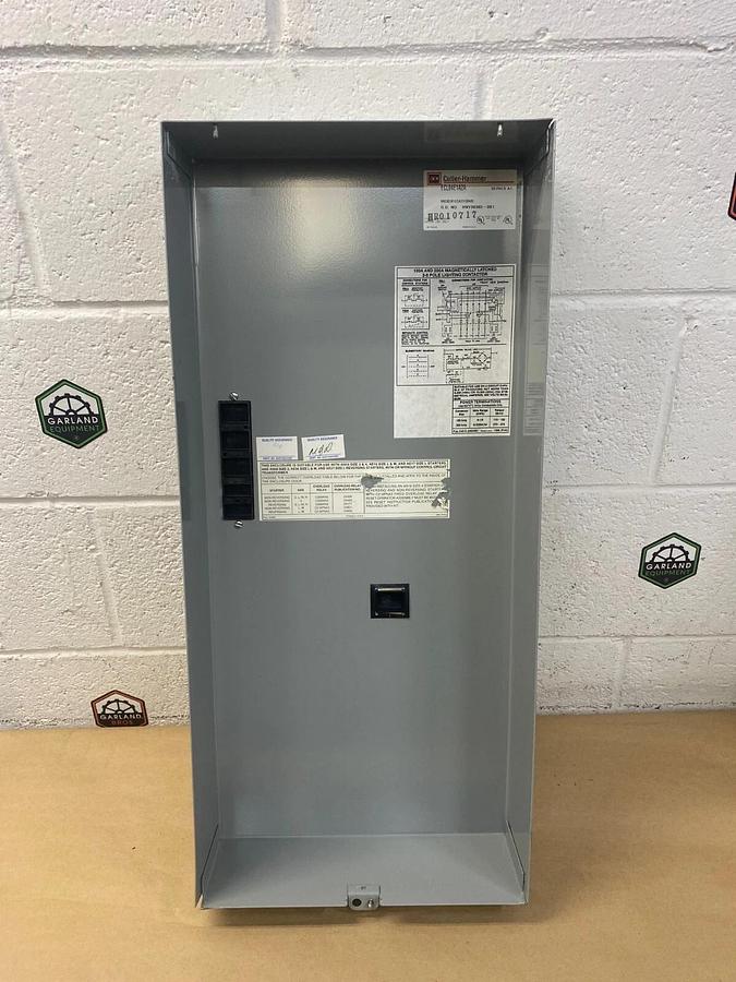 Used Eaton Cutler Hammer ECL04E1A2A Enclosure w Magnetically Latched Contactor 100A