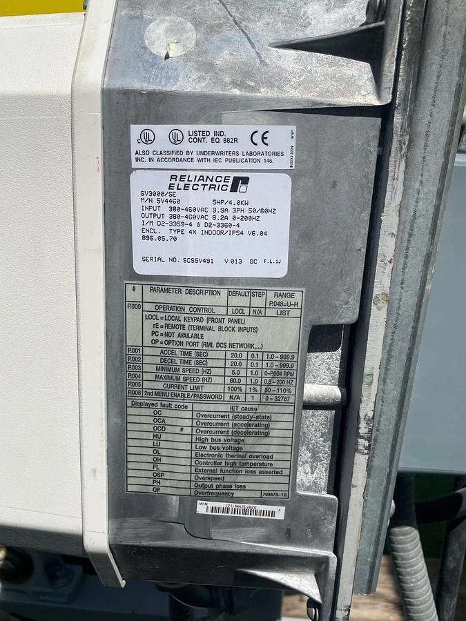 Used Union Process Szegvari Attritor Type: Batch, Size: HSA-1, Motor: 5hp 1750RPM 3ph