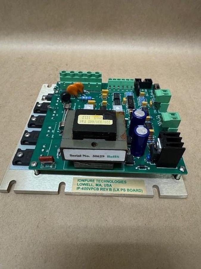 Used IonPure IP-400VPCB (Rev B) Open Frame Controller Board
